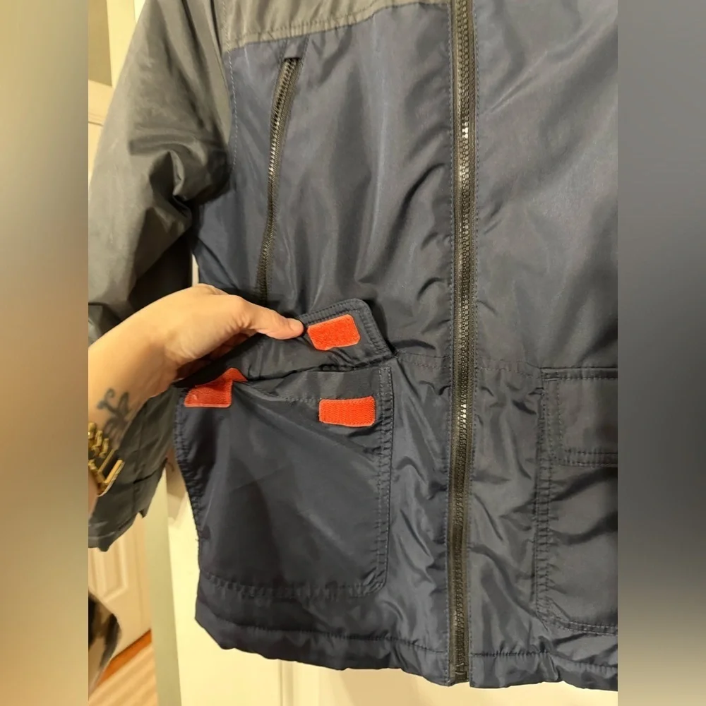Old Navy Kids Puffer Jacket - Navy and Grey
